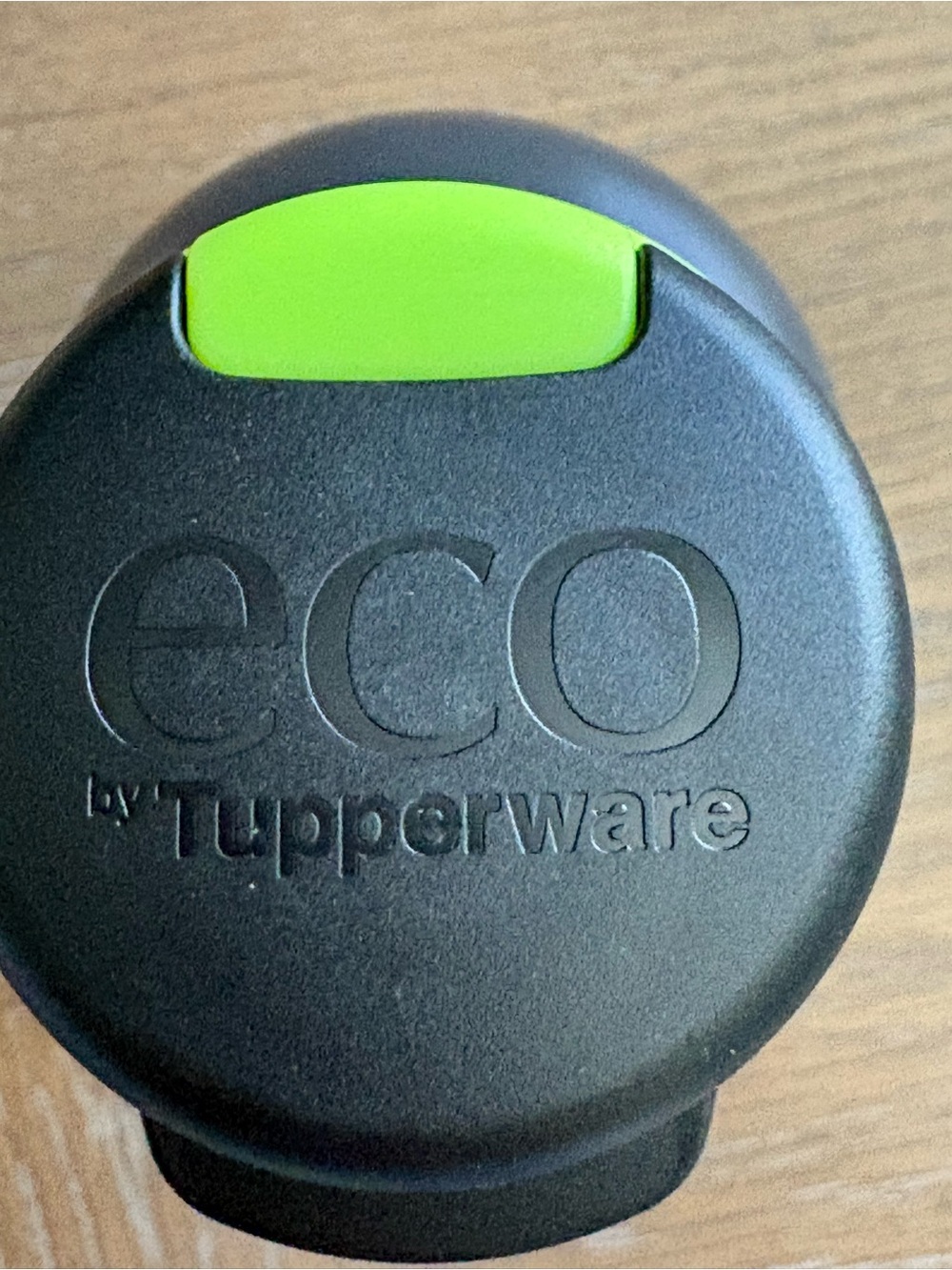 Tupperware Gray Bottle with Lime Green Lid and Sunglasses Graphic - Picture 4 of 4